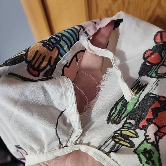 Vtg 1971 Peanuts Snoopy Charlie Brown Sheet Set Sears Schulz Twin pillowcases - Picture 4 of 14